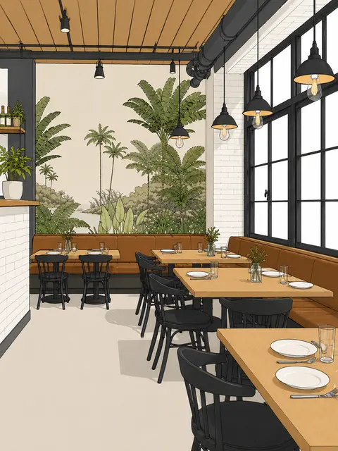 Modelo SketchUp de origem do mesmo café