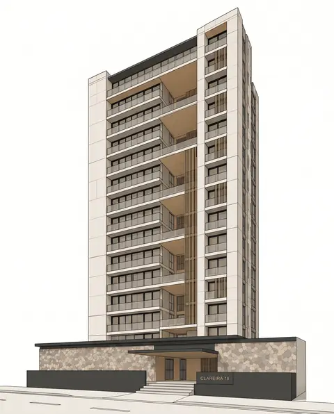 Modelo SketchUp de origem do mesmo edifício